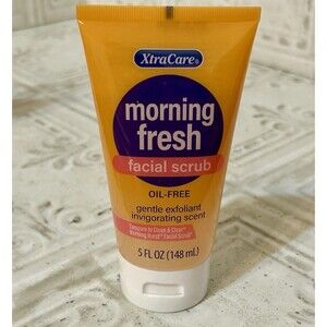 XtraCare Morning Fresh Facial Scrub Oil-Free Gentle Exfoliant Invigorating Scent